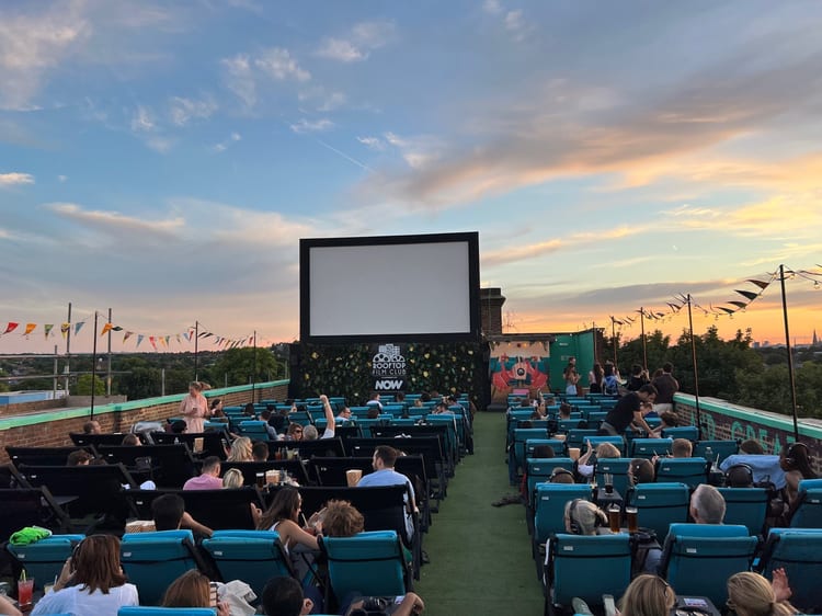 A photo of Bussey Building - Rooftop Cinema Club