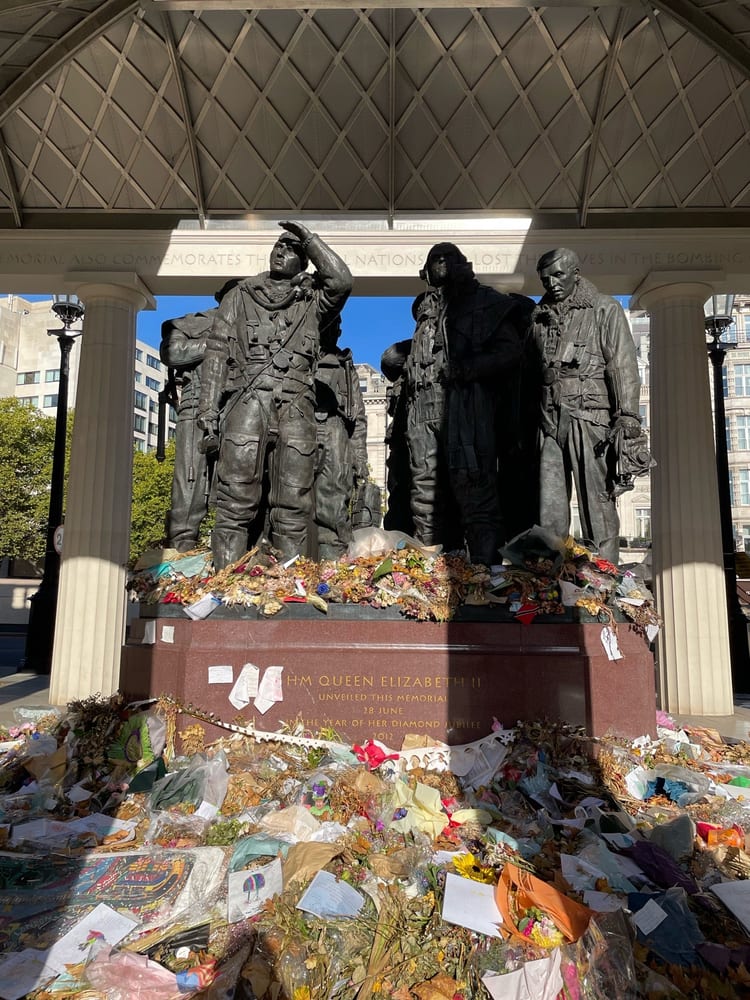 A photo of Bomber Command Memorial