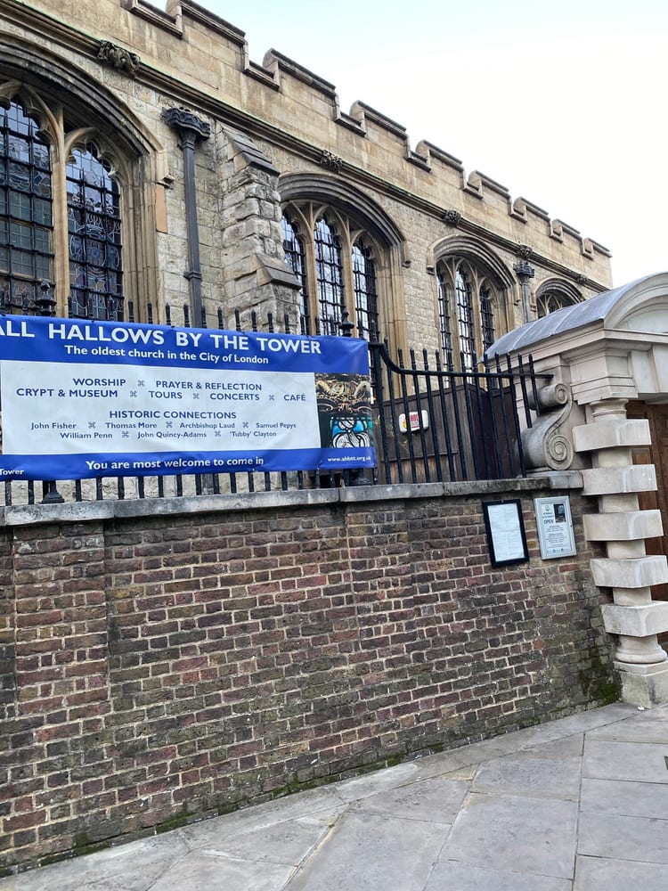 A photo of All Hallows by the Tower
