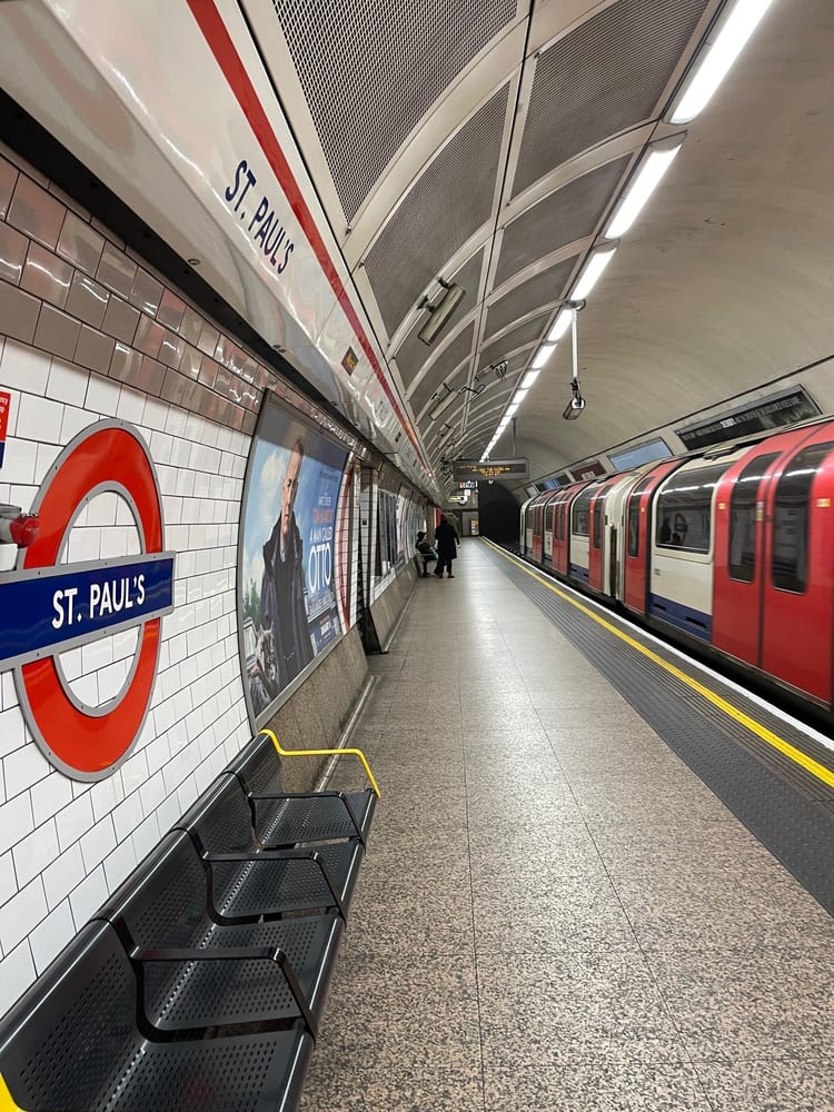 A photo of St. Paul's Station