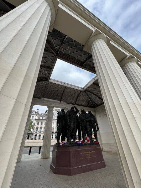 A photo of Bomber Command Memorial