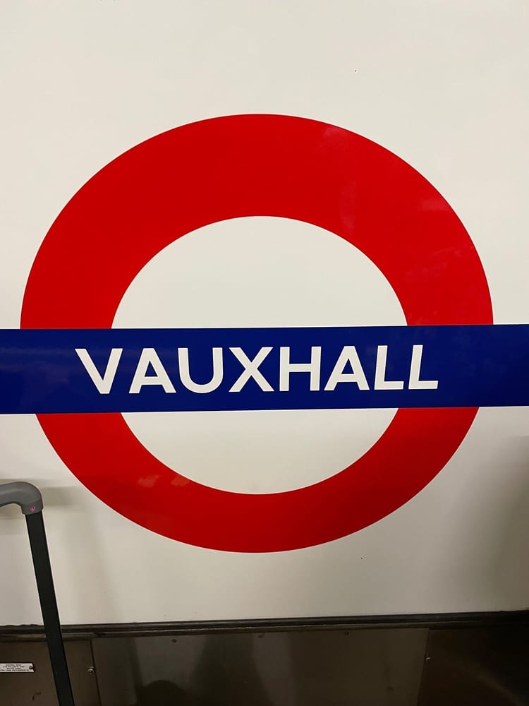 A photo of Vauxhall Station