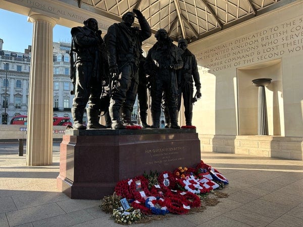 A photo of Bomber Command Memorial