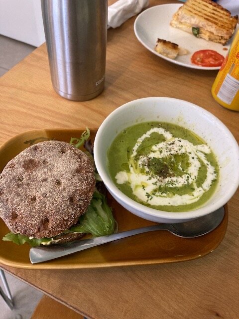 Soup was tasty also.