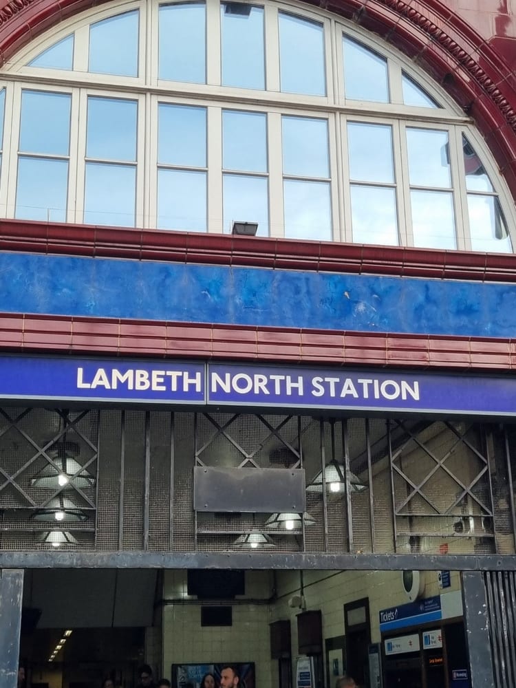 A photo of Lambeth North Station