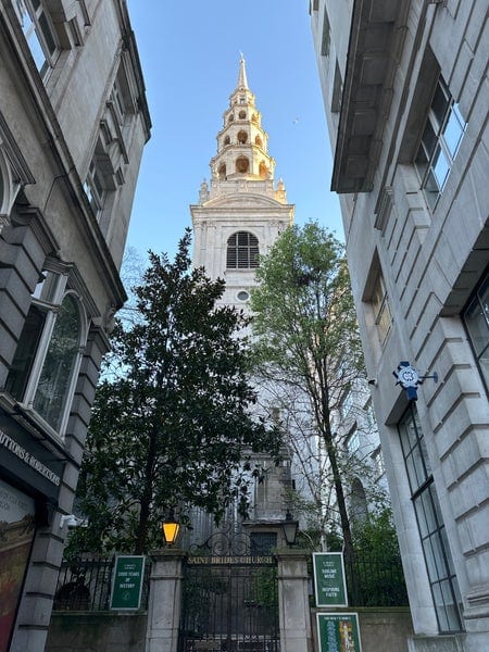 A photo of St Bride's Church