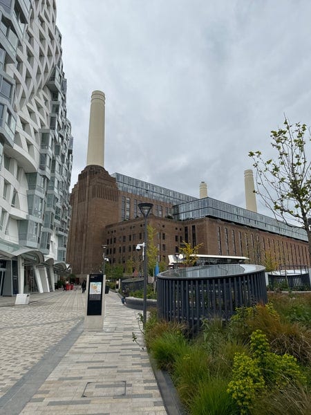 A photo of Battersea Power Station