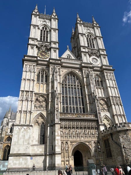 A photo of Westminster Abbey