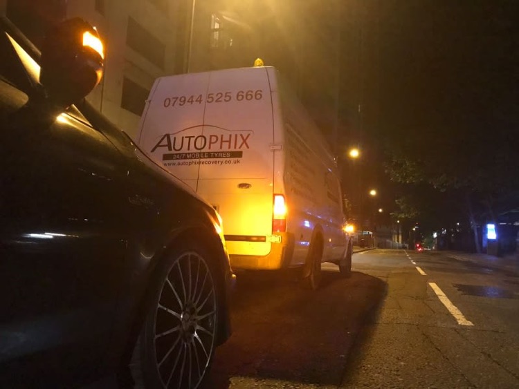 Mercedes C class tyre changed