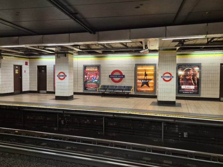 A photo of Mansion House Station