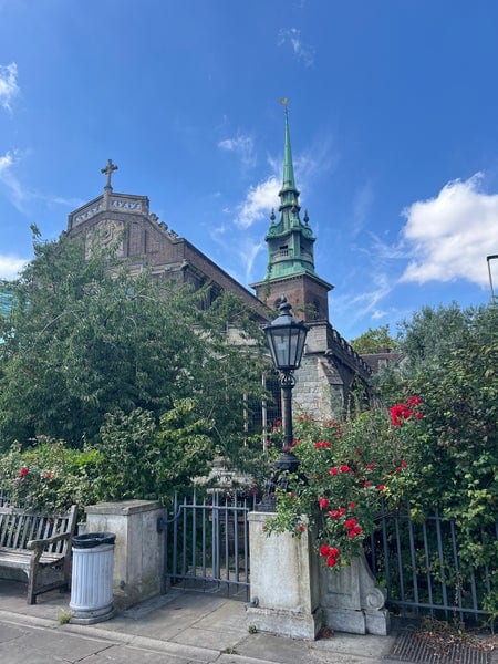 A photo of All Hallows by the Tower