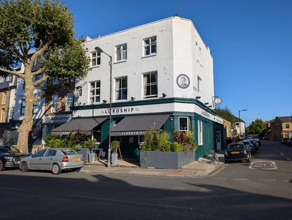 A photo of The Lordship Pub