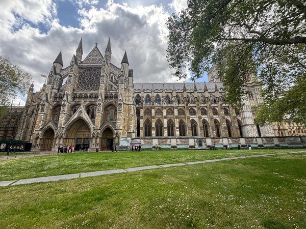 A photo of Westminster Abbey