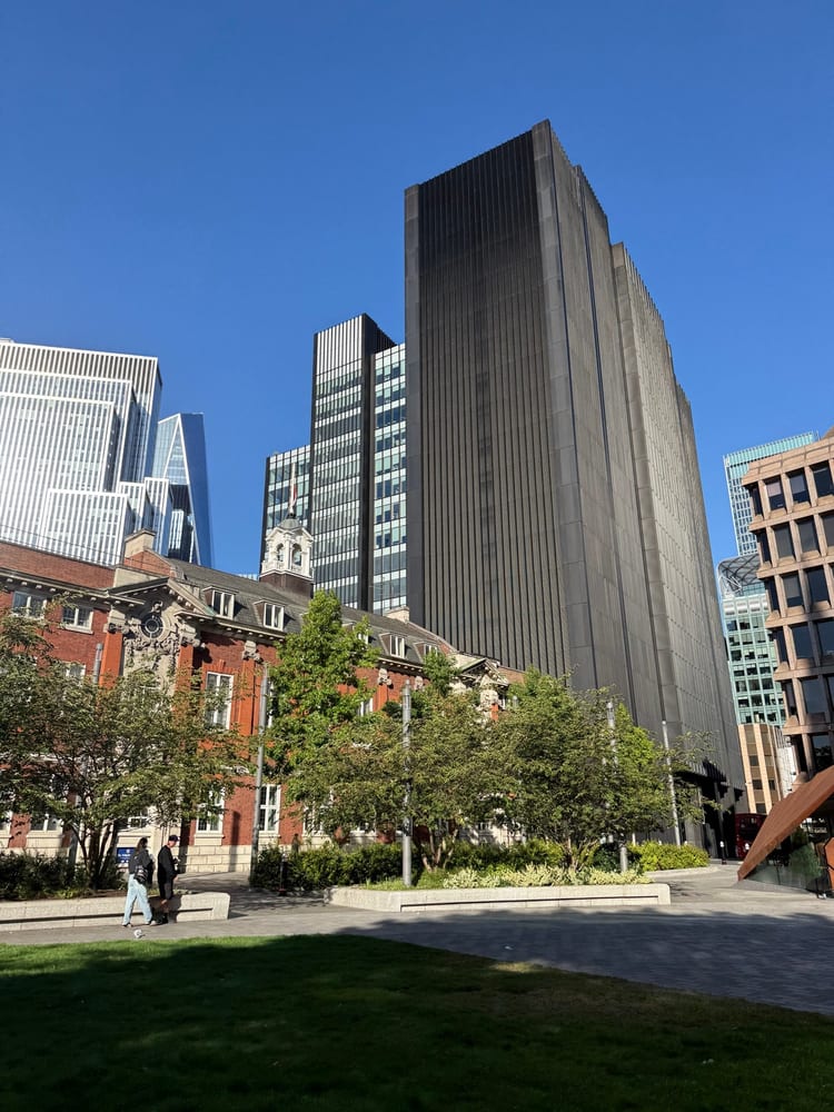 A photo of Aldgate Square
