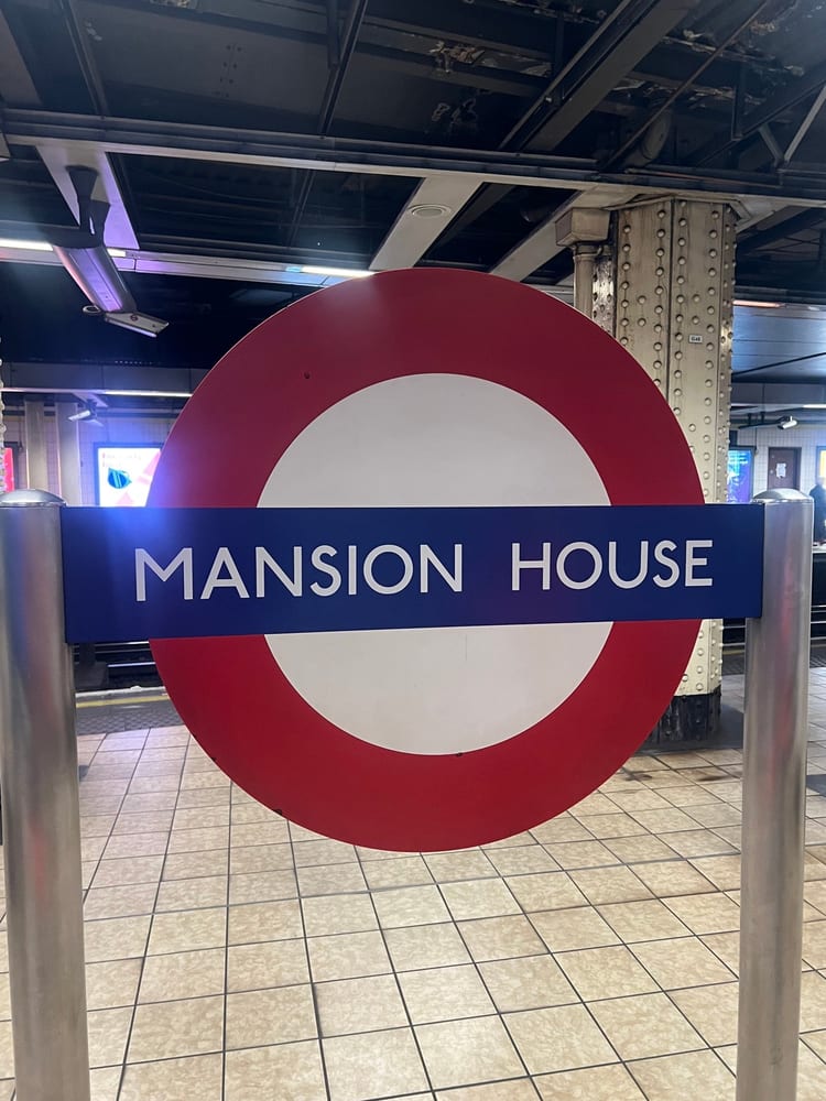 A photo of Mansion House Station
