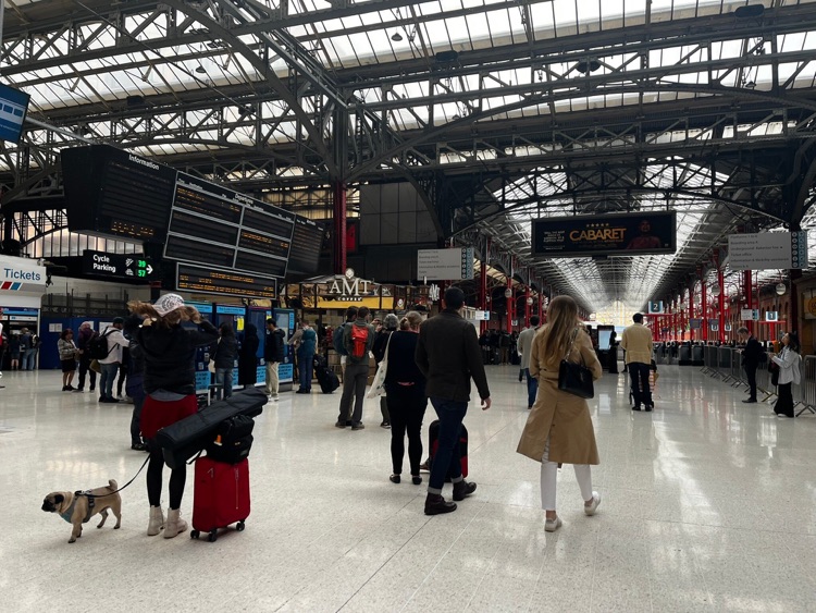 A photo of Marylebone Station