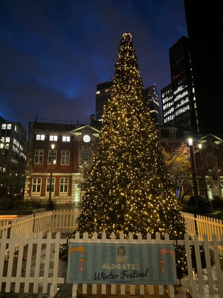 A photo of Aldgate Square