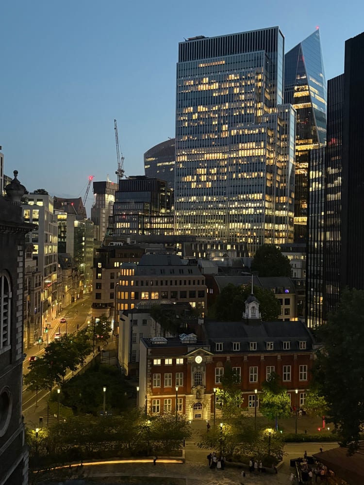 A photo of Aldgate Square