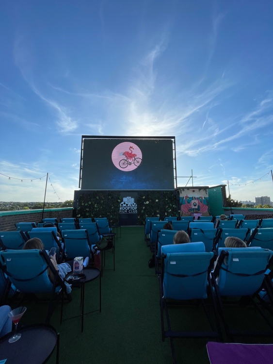 A photo of Bussey Building - Rooftop Cinema Club