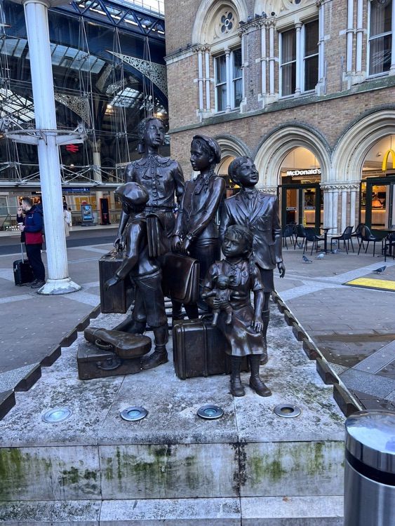 A photo of Kindertransport-The Arrival Memorial