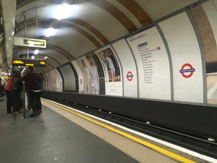 A photo of Covent Garden Station
