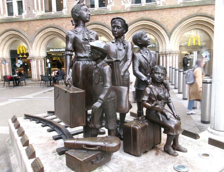 A photo of Kindertransport-The Arrival Memorial