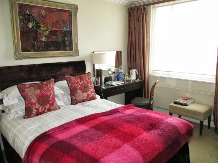 Bedroom, bathroom is to the right