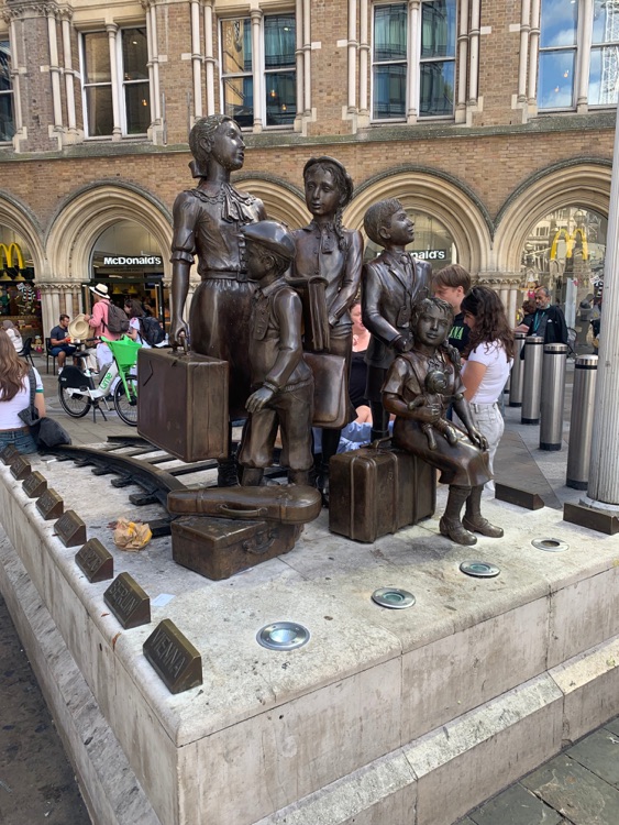 A photo of Kindertransport-The Arrival Memorial