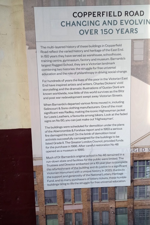 A photo of Ragged School Museum