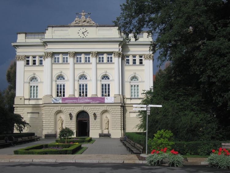 A photo of Warsaw University Old Library