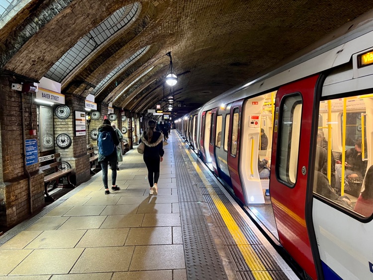 A photo of Baker Street Station