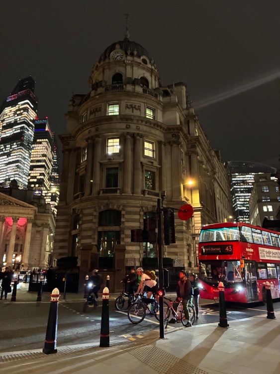 A photo of Bank Station