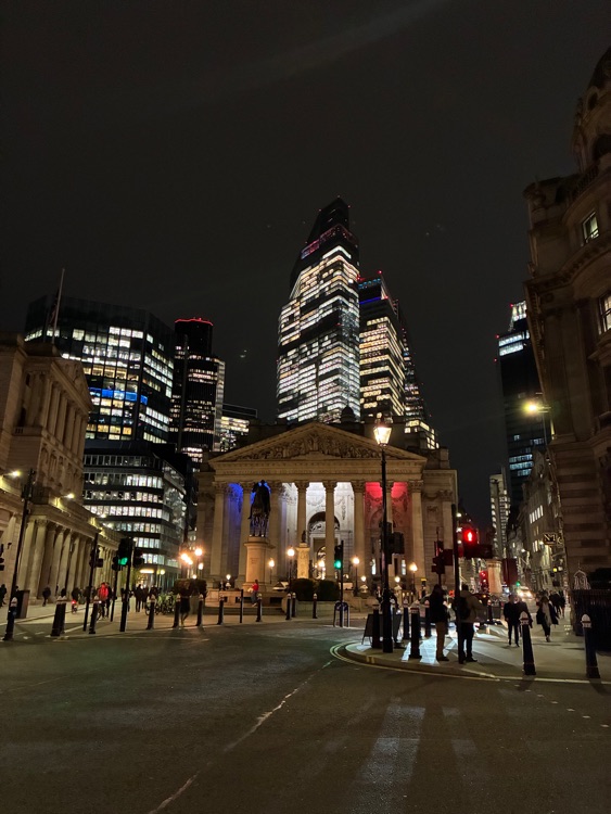 A photo of Bank Station