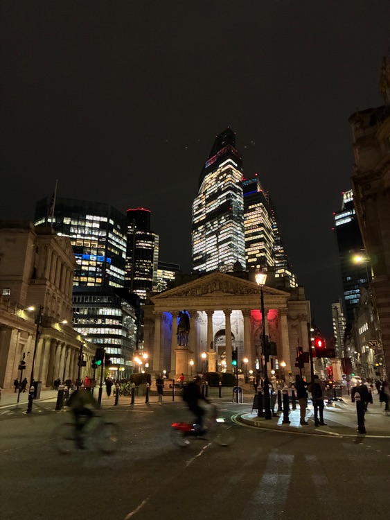 A photo of Bank Station