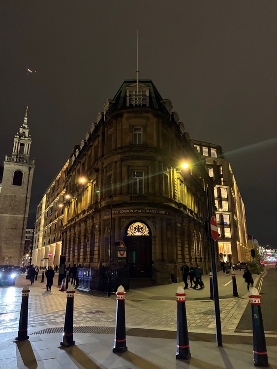 A photo of Bank Station