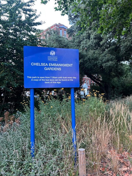 A photo of Chelsea Embankment Gardens