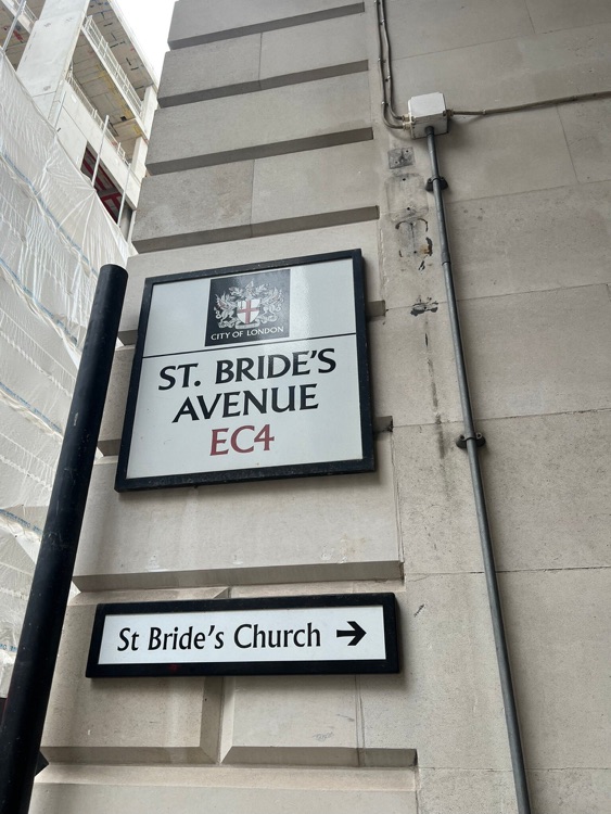 A photo of St Bride's Church