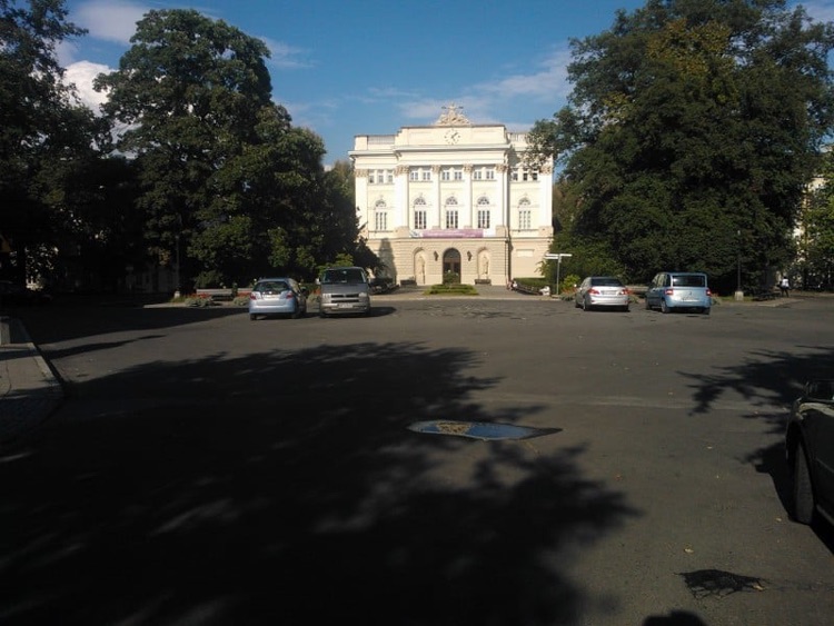 A photo of Warsaw University Old Library