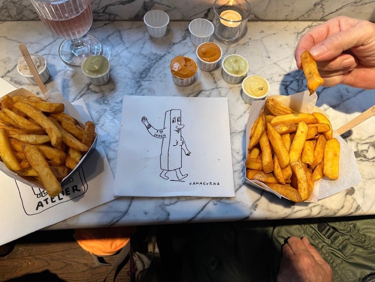 Une photo de Frites Atelier London