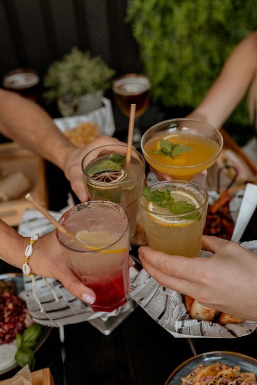 A photo of ZAX drink & food