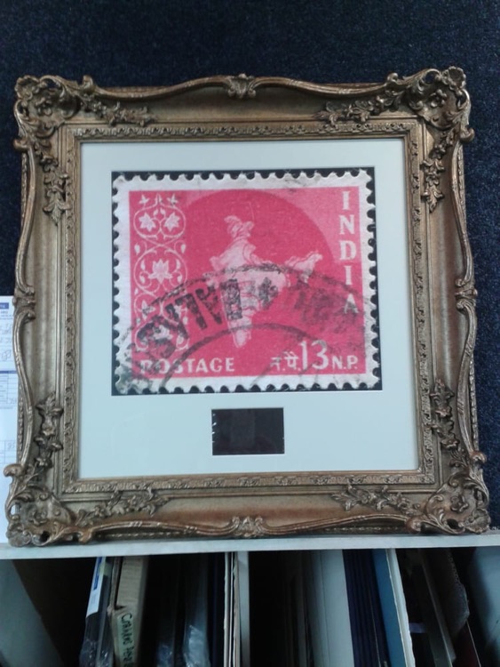 Lovely English Swept frame, hand finished.