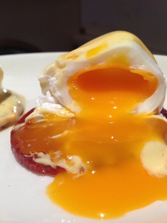 Proper poached eggs