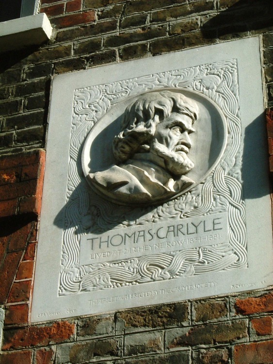 Thomas Carlyle's house at 24 Cheyne Row, Chelsea