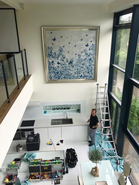 A photo of Artwork Install