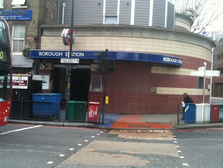 A photo of Borough Station