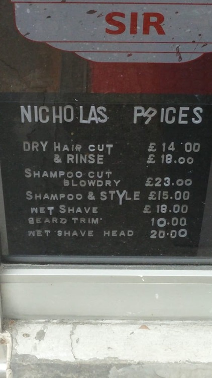 Price list