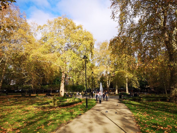 A photo of Russell Square Gardens