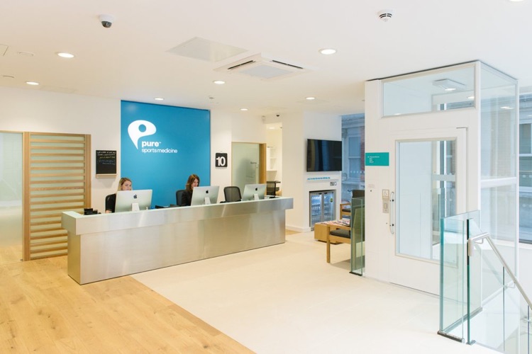 Our reception area.