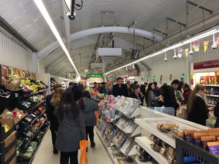 Lunch rush!