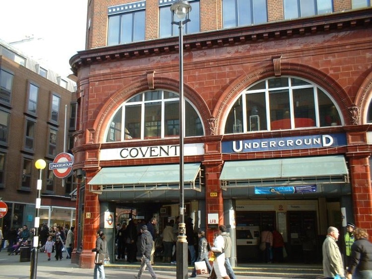 A photo of Covent Garden Station